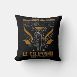 American Motorcycle LA California Anpassningsbar M Kudde