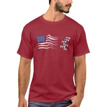 American Motors American flagga Muskelbilskjorta