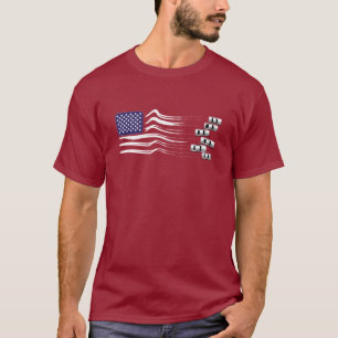 American Motors American flagga Muskelbilskjorta T Shirt