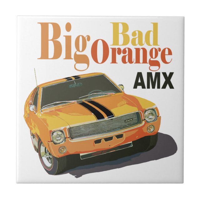 American Motors AMX 1969 Kakelplatta (Framsidan)