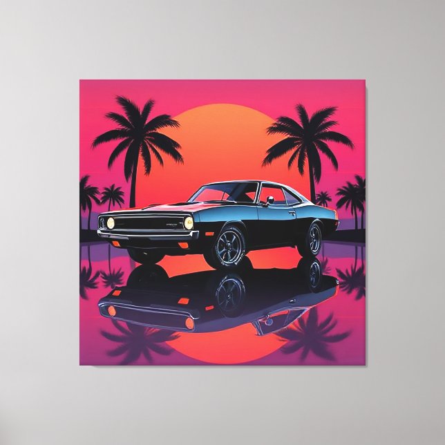 American Muscle Car Canvas (Framsida)