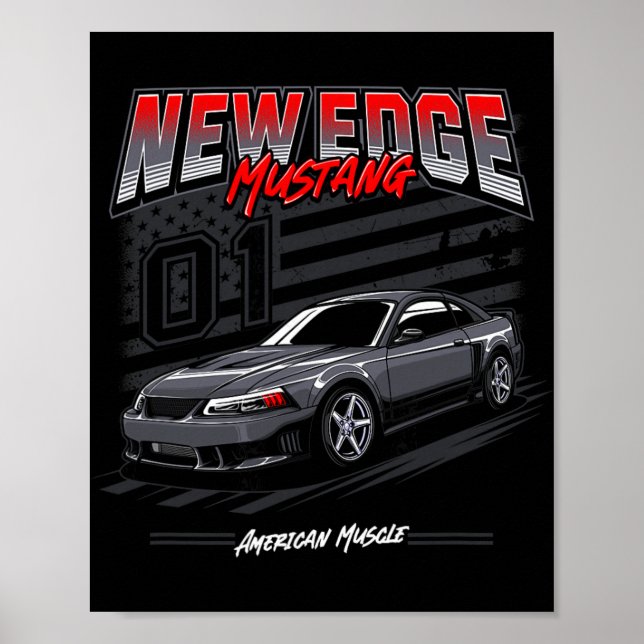 American Muscle Car New Edge Coupe 4.6  Poster (Framsidan)