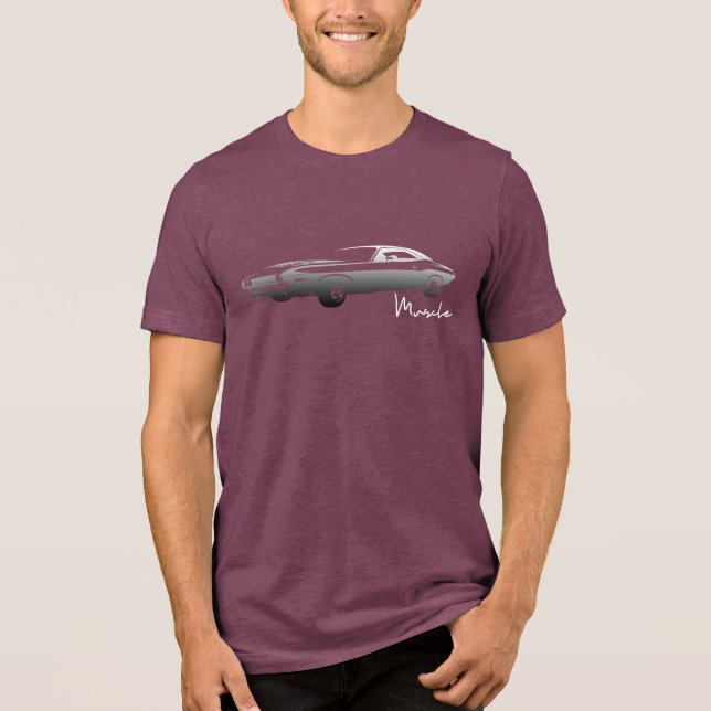 American Muscle Car Shirt  T Shirt (Framsida)