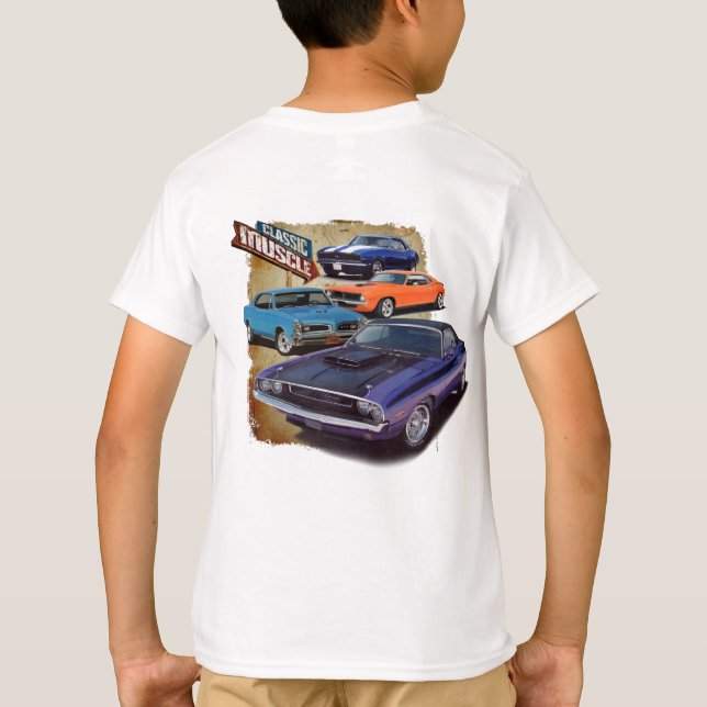 American Muscle Cars Back Side T-Shirt (Baksida)