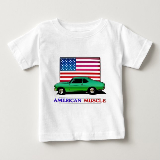 American Muscle Hotrod T-shirt (Framsida)