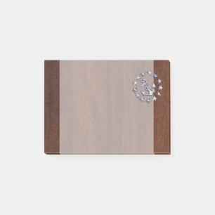 American Nautical Yacht Flagga Blöt look Post-it Block