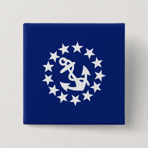 American Nautical Yacht Flagga on Navy Blue Knapp