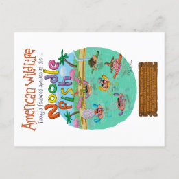 American Noodle Fish Vykort