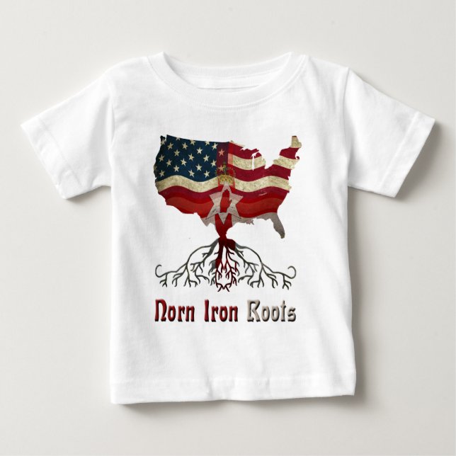 American Northern Irish Roots T-shirt (Framsida)