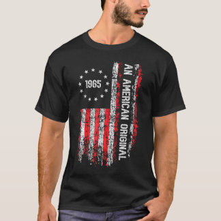 American Original 1965 Birthday American Flagga T Shirt