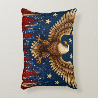 "American Örn accent Pillow - Patriotic Fla Prydnadskudde