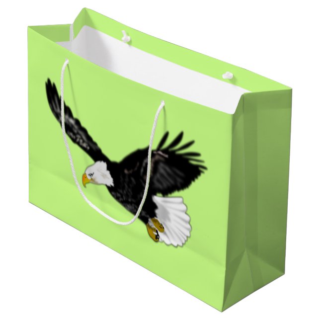 American Örn Flies Gift Bag - Ditt Färg (Framsidan Vinklad)