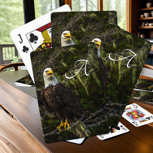 American Örn Monogram Patriotic Wildlife Casinokort