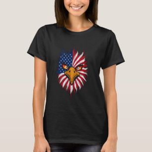 American Örn USA flagga Shirt 4:e juli Eag T
