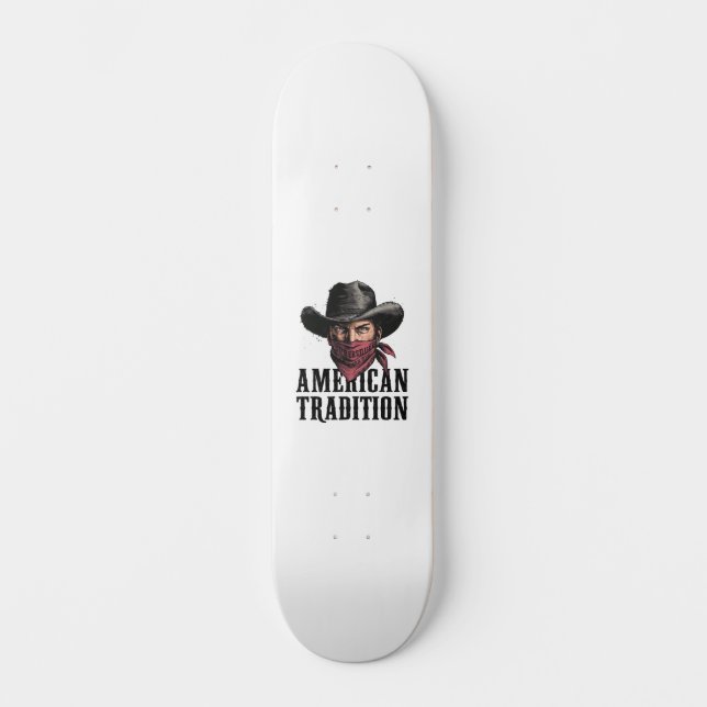 American Outlaw Mini Skateboard Bräda 18,5 Cm (Framsida)