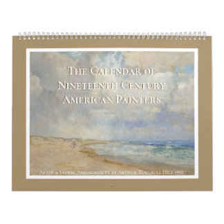 American Painters Art 1800-talet Kalender