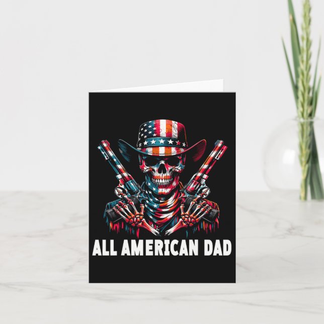 American Pappa Cowboy Kort (Framsida)