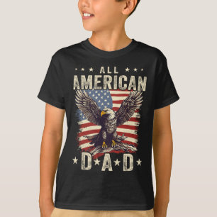 American Pappa Eagle 4:e juli Fars dag Manar Wom T Shirt