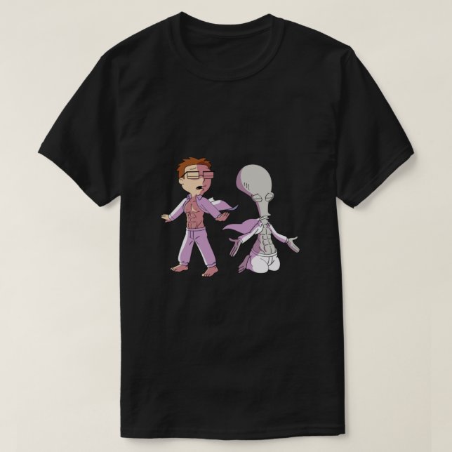 American Pappa Roger och Steve Classic T Shirt (Design framsida)