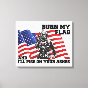 American Patriot Canvastryck
