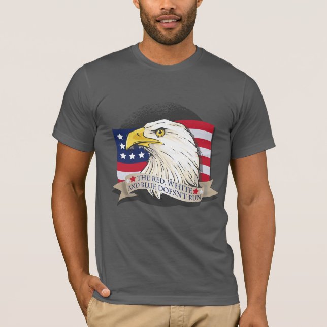 American Patriot Eagle T Shirt (Framsida)