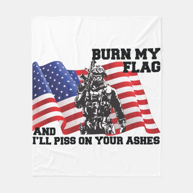 American Patriot  Fleecefilt (Framsidan)