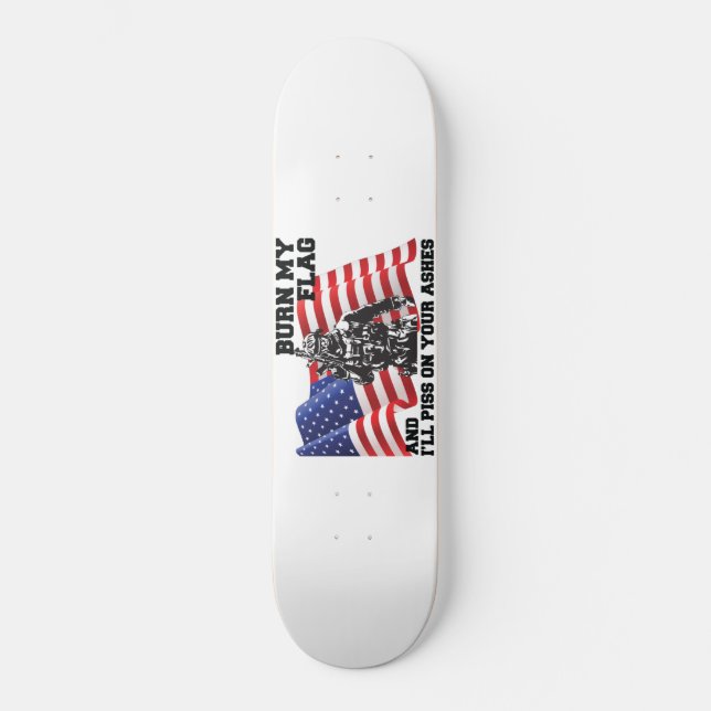 American Patriot Mini Skateboard Bräda 18,5 Cm (Framsida)