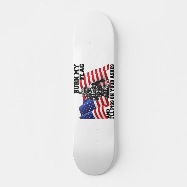 American Patriot Mini Skateboard Bräda 18,5 Cm (Framsida)