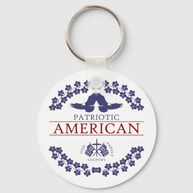 American PATRIOT Nyckelring (Framsida)