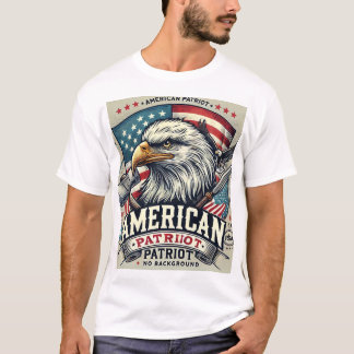 American Patriot Örn T-Shirt Design