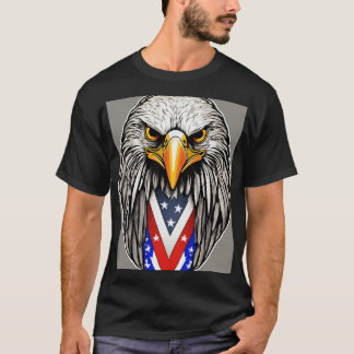 American Patriot Oval Sticker: Pridet Örn T Shirt