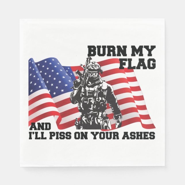 American Patriot Pappersservett (Framsidan)