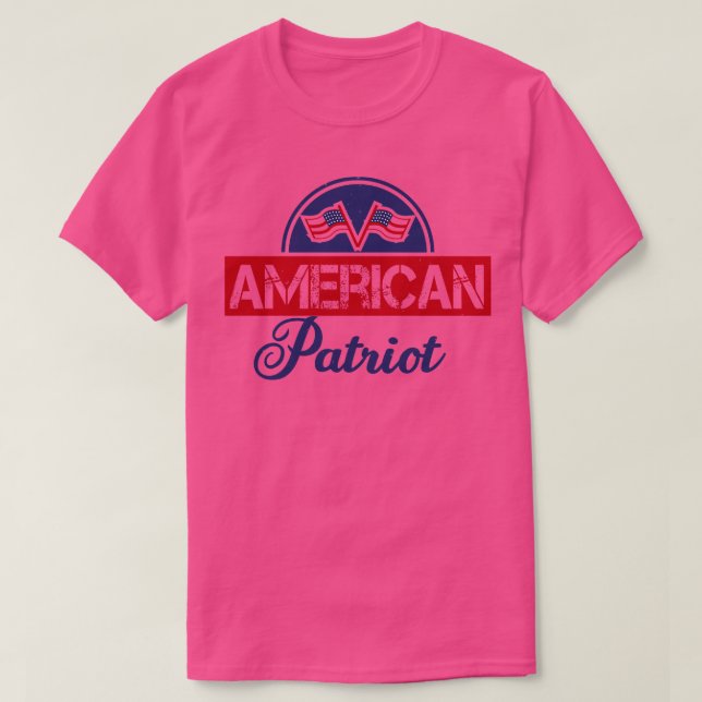 American Patriot T Shirt (Design framsida)