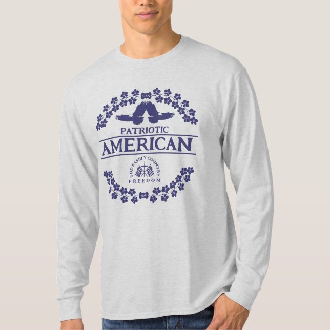 AMERICAN PATRIOT | USA 1776 | FRIHET T SHIRT (Framsida)