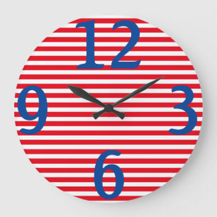 American patriotic Acrylic Wall Clock Stor Klocka