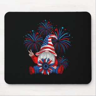 American Patriotic Gnome Usa Independence day 4:e Musmatta