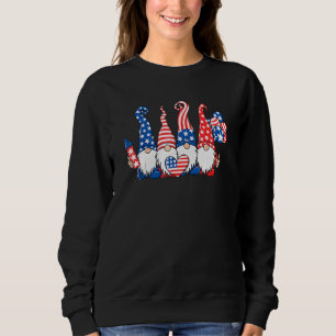 American Patriotic Gnomes Usa Independence day 4:e T Shirt