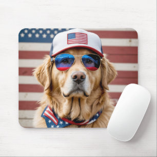 American Patriotic Golden Retriever Musmatta