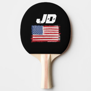 American Patriotic Monogram Manar Pingisracket