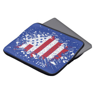 American Peace Flagga 1776 American State National Laptop Fodral