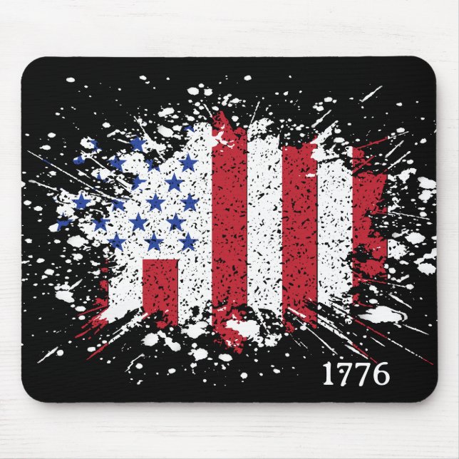 American Peace Flagga 1776 American State National Musmatta (Framsidan)