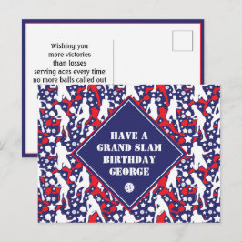 American Pickleball Grand Slam Birthday Vykort