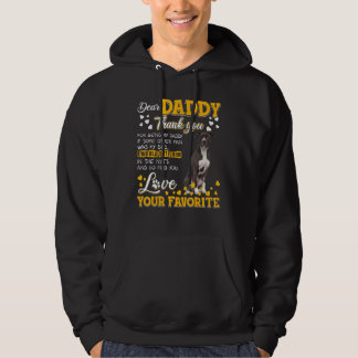 American Pit Bull Bäste pappa Tack för att du var. Hoodie