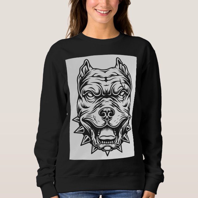 American Pit Bull Terrier Hund aveln T Shirt (Framsida)