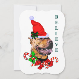 American Pit Bull Terrier jul Julkort