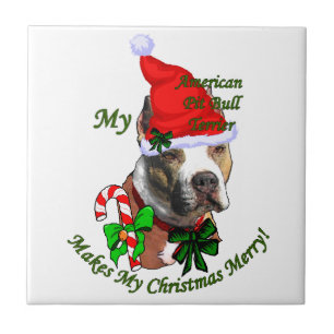 American Pit Bull Terrier jul Kakelplatta