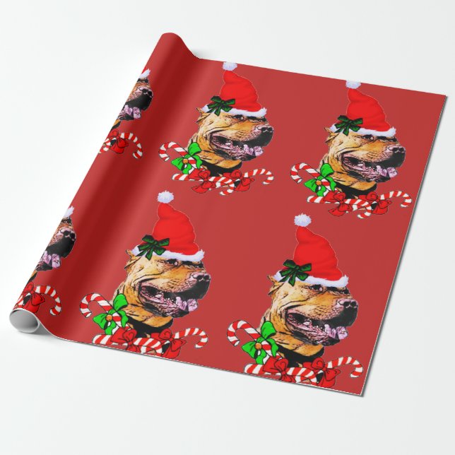 American Pit Bull Terrier jul Presentpapper (Utrullad)