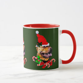 American Pit Bull Terrier-julgåvor Mugg