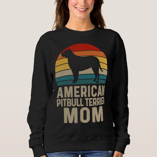 American Pit Bull Terrier Mamma American Pit Bull  T Shirt (Framsida)
