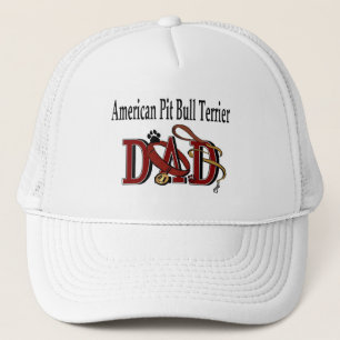 American Pit Bull Terrier Pappa Hat Truckerkeps